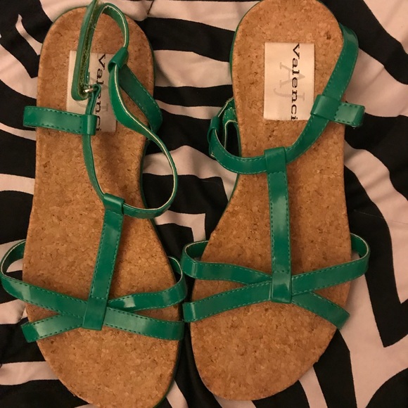 Aj Valenci Shoes - Green sandals Aj Valenci Shoes - Green sandals